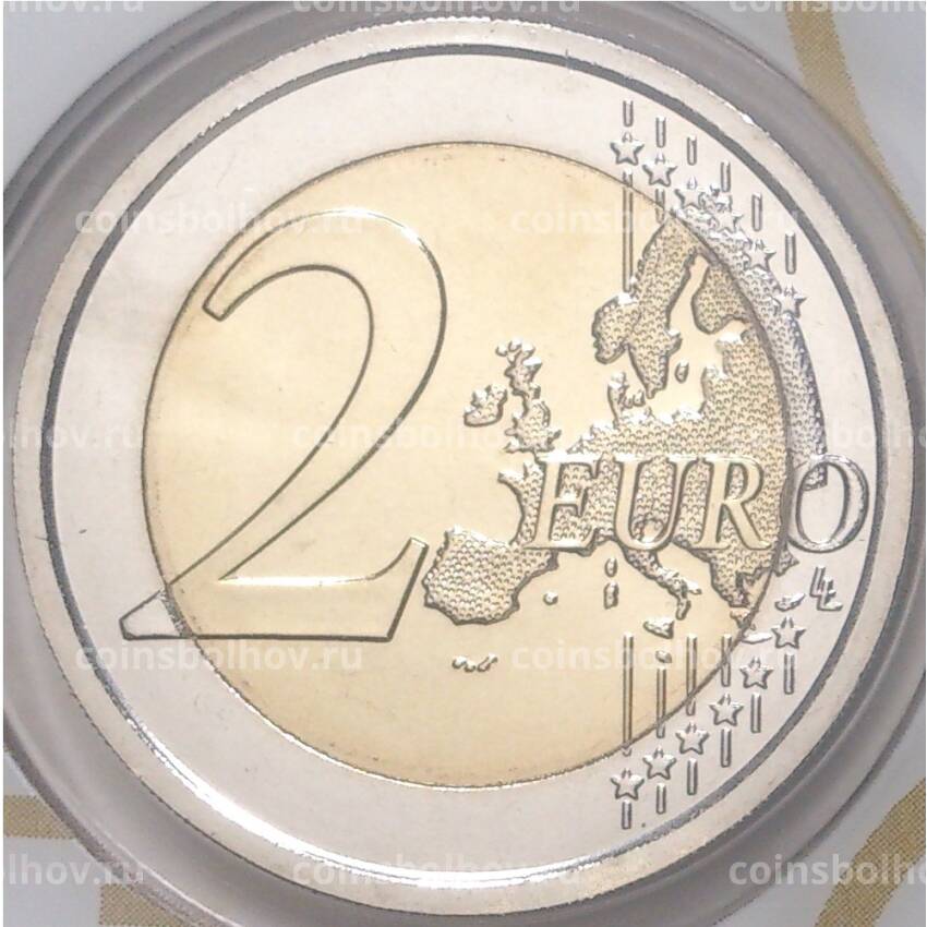Монета 2 евро 2022 года Сан-Марино — 200 лет со дня смерти Антонио Канова (в блистере) (вид 2)