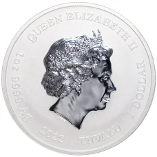 Монета 1 доллар 2022 года Тувалу — Симпсоны (реверс)