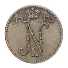 Монета 1 пенни 1913 года Русская Финляндия (реверс)