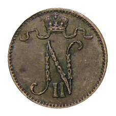 Монета 1 пенни 1911 года Русская Финляндия (реверс)