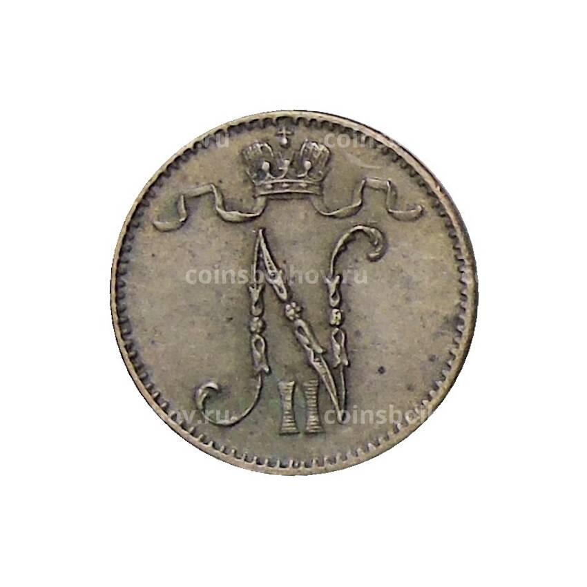 Монета 1 пенни 1913 года Русская Финляндия (вид 2)