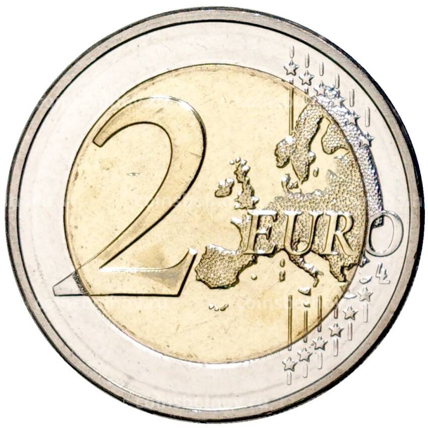 Монета 2 евро 2022 года Мальта —  35 лет программе Эразмус (вид 2)