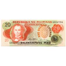 Банкнота 20 песо 1978 года Филиппины