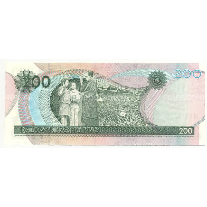 Банкнота 200 песо 2011 года Филиппины — 400 лет университету Святого Фомы (вид 2)