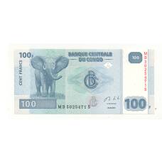Банкнота 100 франков 2013 года Конго