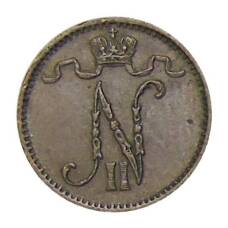 Монета 1 пенни 1914 года Русская Финляндия (реверс)