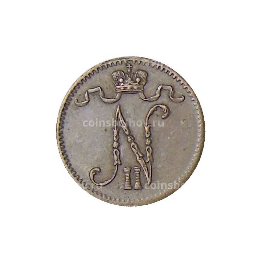 Монета 1 пенни 1912 года Русская Финляндия (вид 2)