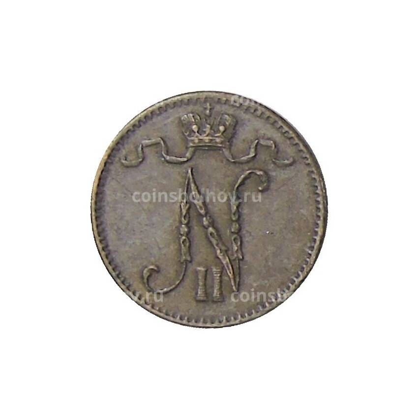 Монета 1 пенни 1914 года Русская Финляндия (вид 2)