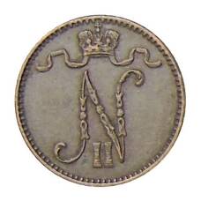 Монета 1 пенни 1914 года Русская Финляндия (реверс)