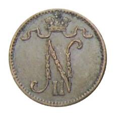 Монета 1 пенни 1912 года Русская Финляндия (реверс)