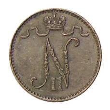 Монета 1 пенни 1911 года Русская Финляндия (реверс)