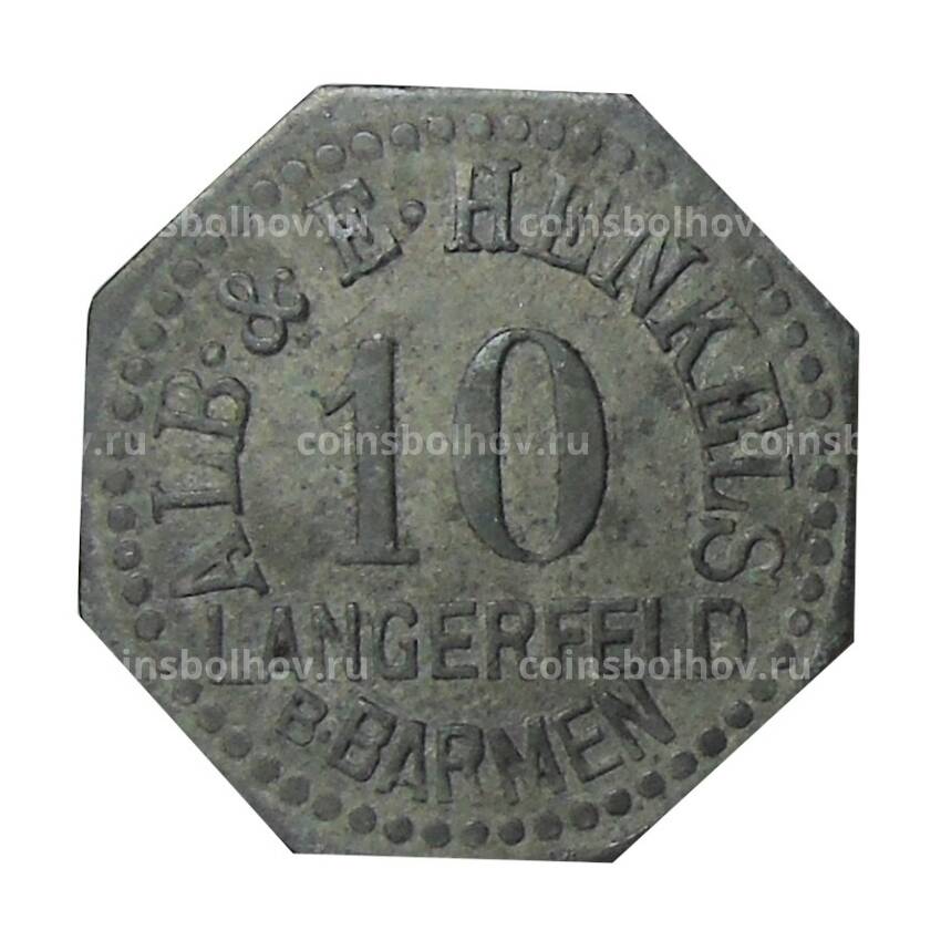 Монета 10 пфеннигов Германия  — Нотгельд  — фабрика ALB&E.Henkels