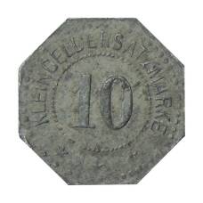 Монета 10 пфеннигов Германия  — Нотгельд  — фабрика ALB&E.Henkels (реверс)