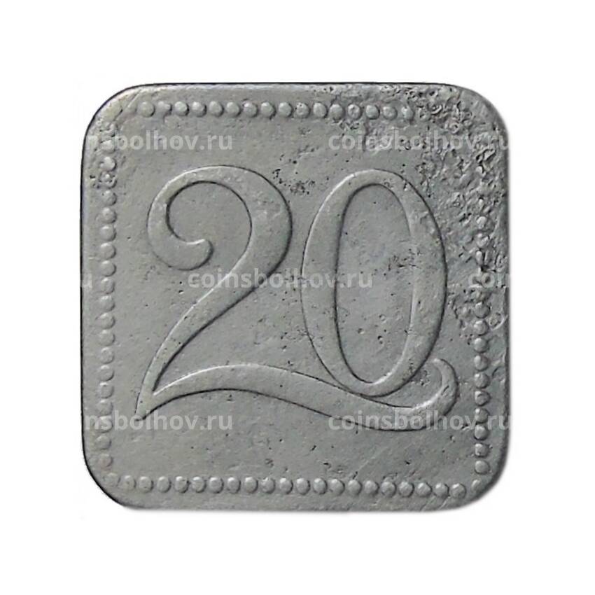 Монета 20 пфеннигов Германия  — Транспортный нотгельд — Гамбург