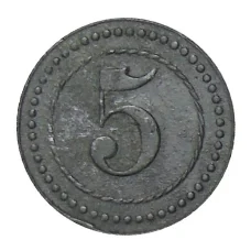 Монета 5 пфеннигов Германия — Нотгельд — Кассель (аверс)