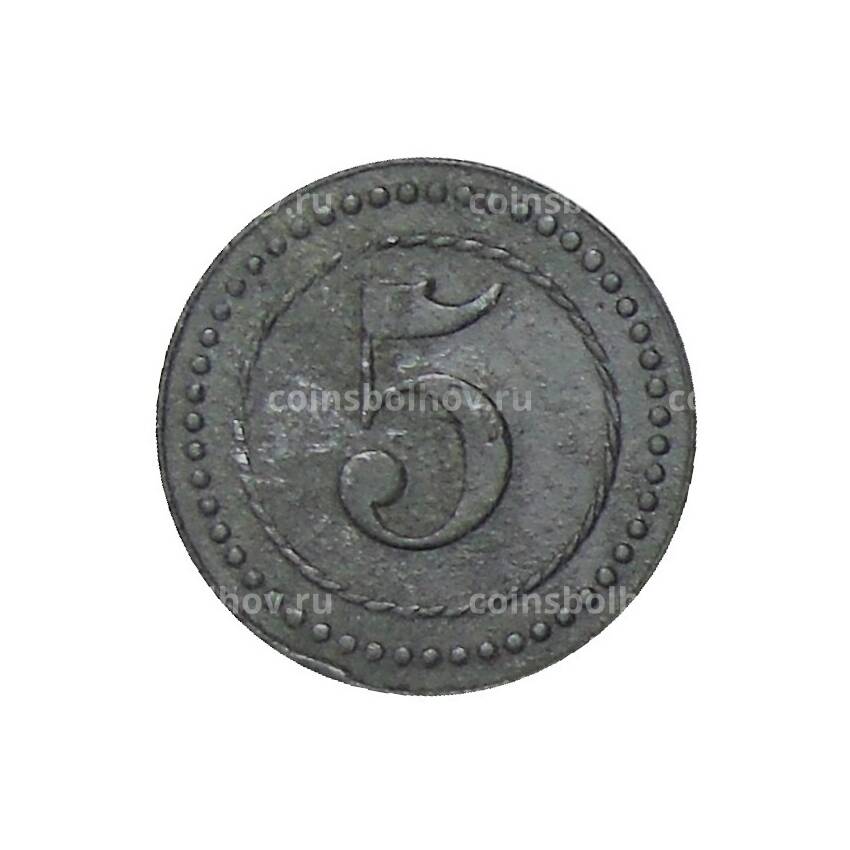 Монета 5 пфеннигов Германия — Нотгельд — Кассель