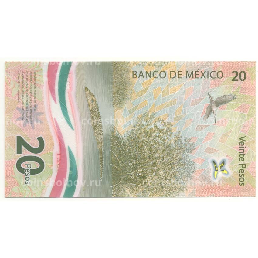 Банкнота 20 песо 2021 года Мексика (вид 2)