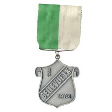 Медаль спортивная «Участник соревнования по метанию шара -1959 год» (спортклуб Bellevue) (аверс)