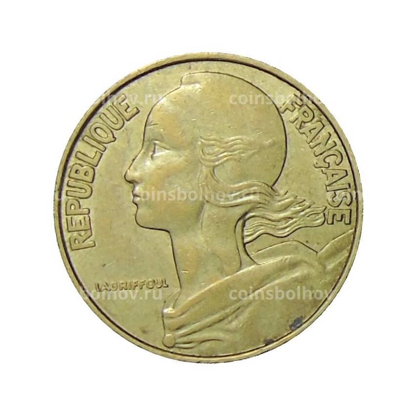 Монета 20 сантимов 1988 года Франция (вид 2)