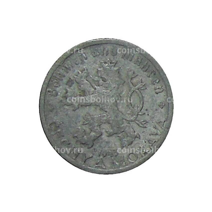 Монета 20 геллеров 1943 года Чехословакия (протекторат Богемия и Моравия)