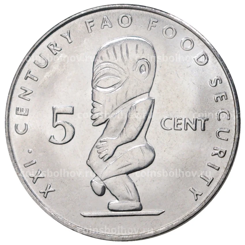 Монета 5 центов 2000 года Острова Кука — ФАО