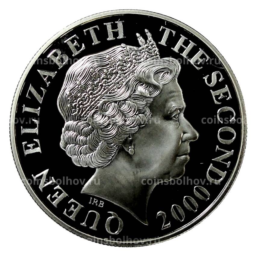 Монета 5 фунтов 2000 года Джерси —  Миллениум (вид 2)