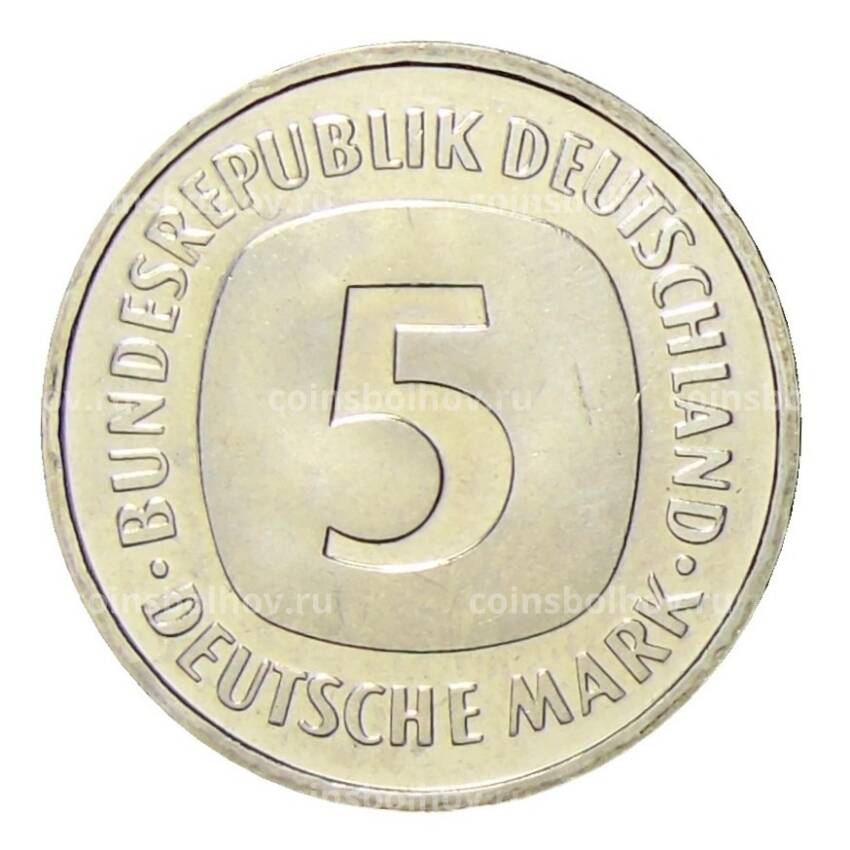 Монета 5 марок 1997 года A Германия (вид 2)
