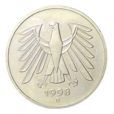 Монета 5 марок 1998 года D Германия — (аверс)