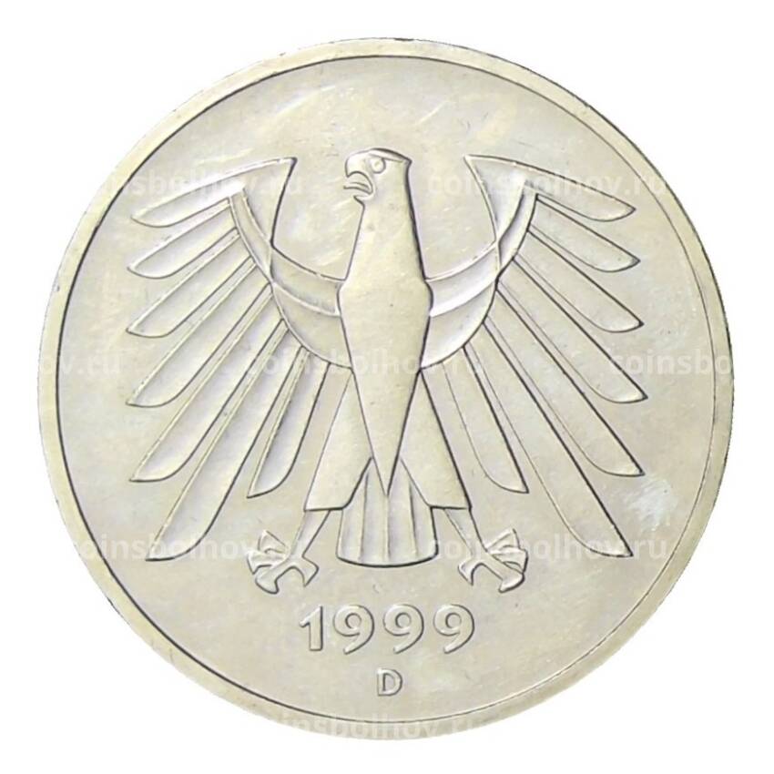 Монета 5 марок 1999 года D Германия