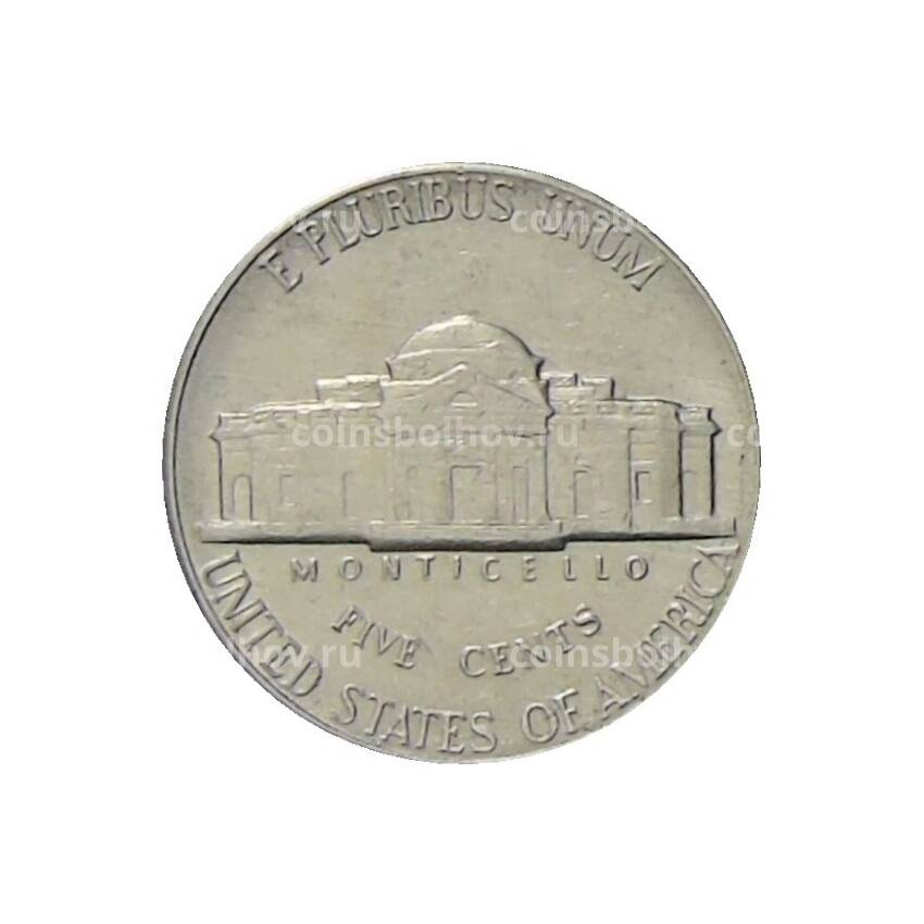 Монета 5 центов 1995 года P США (вид 2)