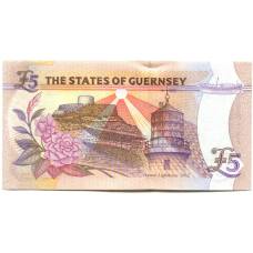 Банкнота 5 фунтов 2007 года Джерси (вид 2)