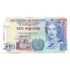 Банкнота 10 фунтов 2015 года Гернси