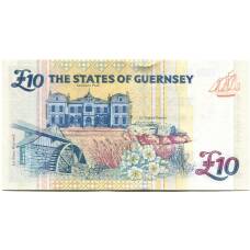 Банкнота 10 фунтов 2015 года Гернси (вид 2)