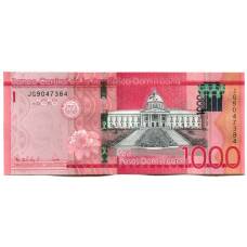 Банкнота 1000 песо 2021 года Доминиканская республика (аверс)