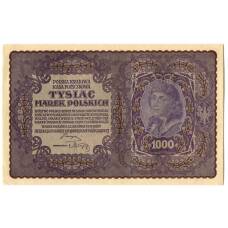 Банкнота 1000 марок 1919 года Польша