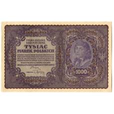 Банкнота 1000 марок 1919 года Польша