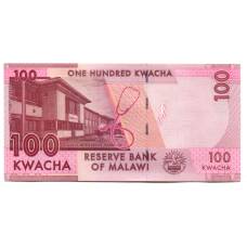 Банкнота 100 квача 2020 года Малави (вид 2)