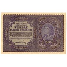 Банкнота 1000 марок 1919 года Польша