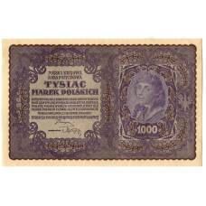 Банкнота 1000 марок 1919 года Польша