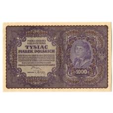 Банкнота 1000 марок 1919 года Польша