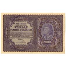 Банкнота 1000 марок 1919 года Польша