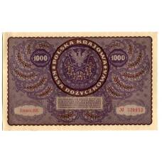 Банкнота 1000 марок 1919 года Польша (вид 2)