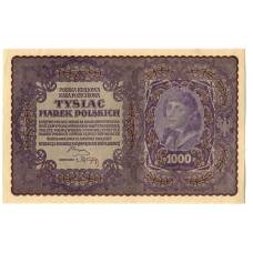 Банкнота 1000 марок 1919 года Польша
