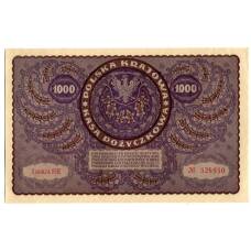Банкнота 1000 марок 1919 года Польша (вид 2)