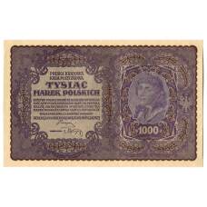 Банкнота 1000 марок 1919 года Польша