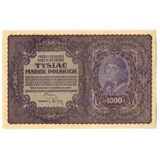 Банкнота 1000 марок 1919 года Польша
