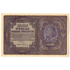 Банкнота 1000 марок 1919 года Польша