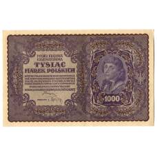 Банкнота 1000 марок 1919 года Польша