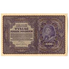 Банкнота 1000 марок 1919 года Польша