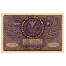 Банкнота 1000 марок 1919 года Польша (реверс)
